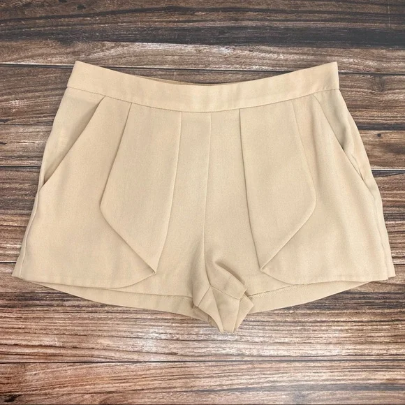 Forever 21 beige flowy panel front shorts XS - Picture 1 of 6